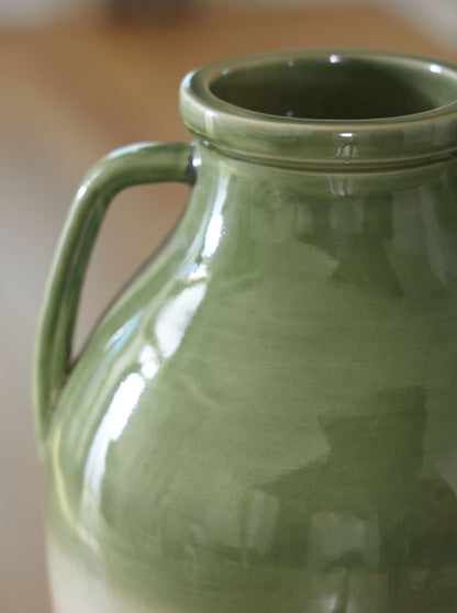 Andorbury - Vase - Green / Beige by Ashley – view 4