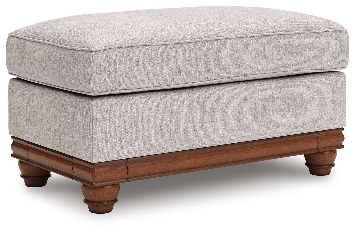 Clearbrooke - Ottoman - Sandstone by Ashley – Upholstered Ottomans
