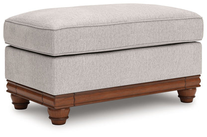 Clearbrooke - Ottoman - Sandstone by Ashley – Upholstered Ottomans