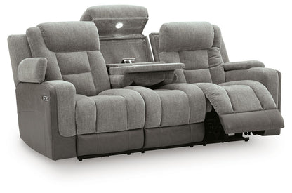 Mixed Motion - Power Reclining Sofa With Adjustable Headrest by Ashley – view 8