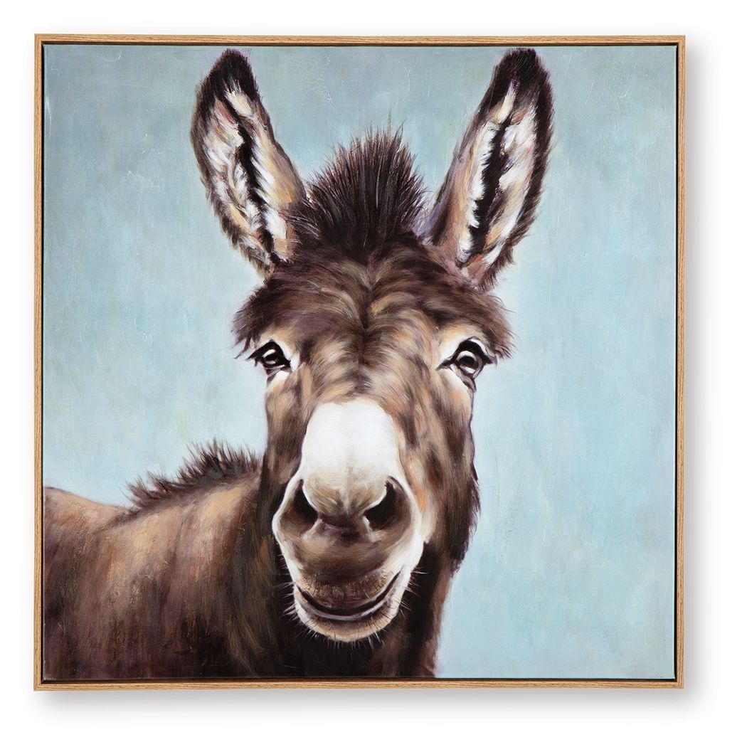 Landerton - Wall Art - Brown / Blue / White by Ashley – Canvas Art