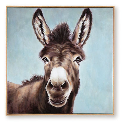 Landerton - Wall Art - Brown / Blue / White by Ashley – Canvas Art