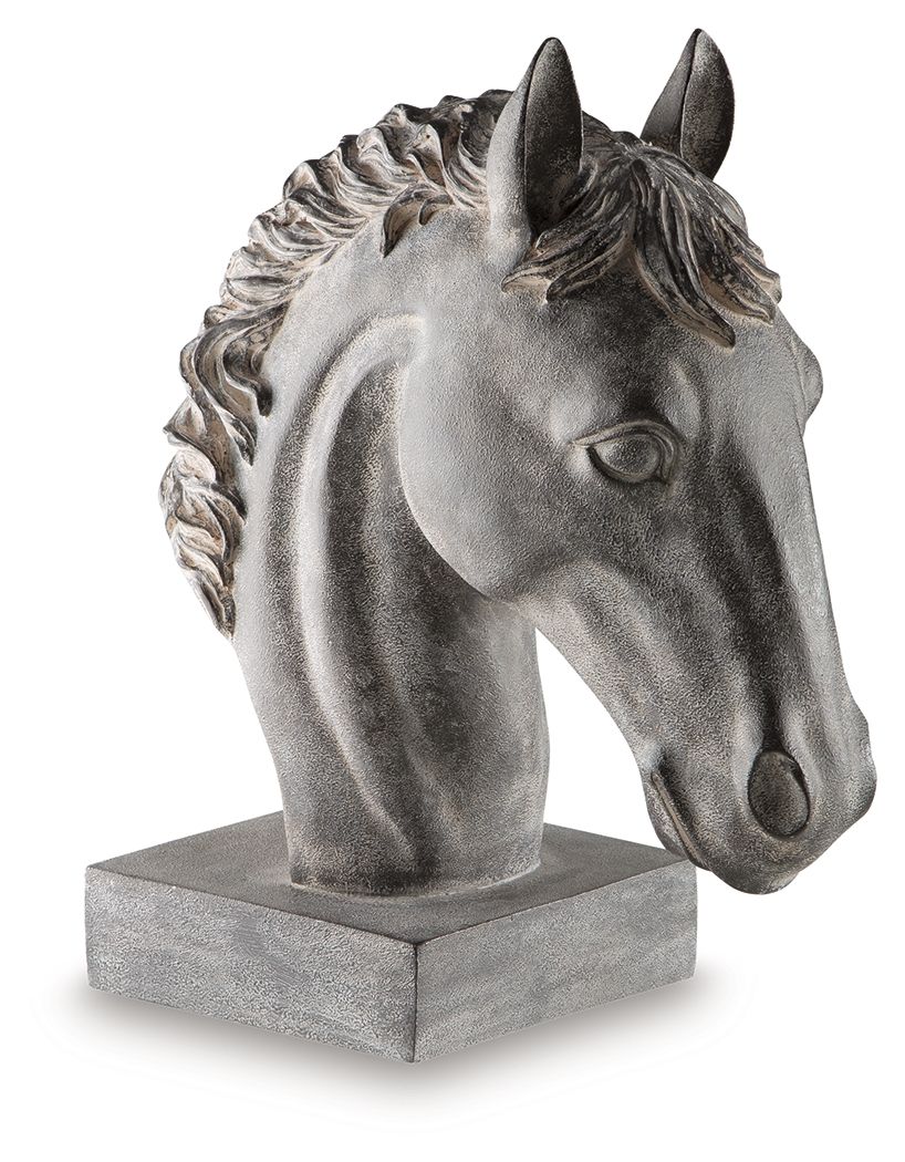Carnlow - Sculpture - Antique Black by Ashley – Sculptures & Figurines