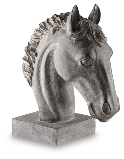 Carnlow - Sculpture - Antique Black by Ashley – Sculptures & Figurines