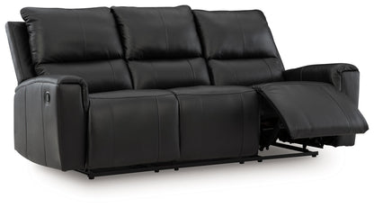 Glossmore - Reclining Sofa - Black by Ashley – view 4