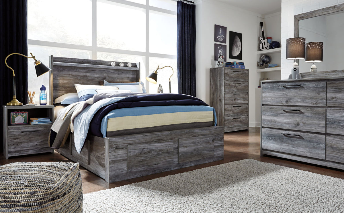 Baystorm - Panel Bedroom Set - Gray by Ashley – 8 + Piece Bedroom Sets