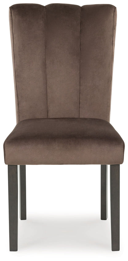 Jeshina - Dining Upholstered Side Chair (Set of 2) - Mocha by Ashley – view 4