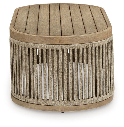 Serena Shores - Rectangular Cocktail Table - Beige by Ashley – view 4