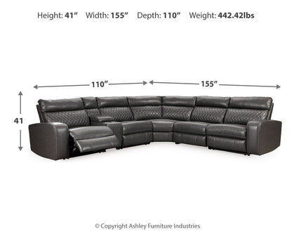 Samperstone - Power Reclining Sectional by Ashley – view 20