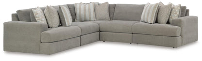 Avaliyah - 5-Piece Sectional - Ash by Ashley – Stationary Sectionals