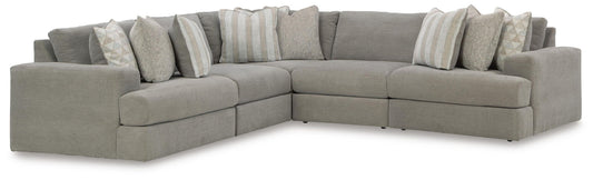 Avaliyah - 5-Piece Sectional - Ash by Ashley – Stationary Sectionals