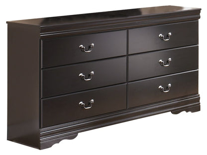 Huey Vineyard - Six Drawer Dresser - Black by Ashley – Dressers