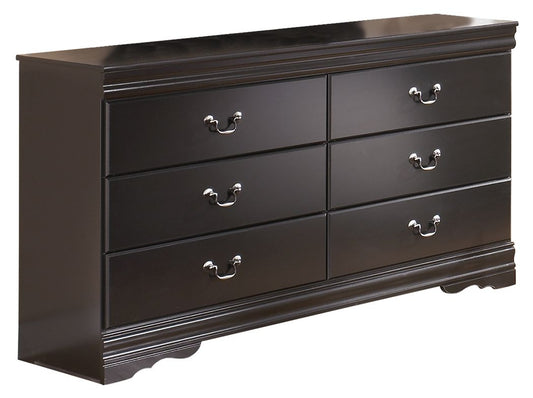 Huey Vineyard - Six Drawer Dresser - Black by Ashley – Dressers