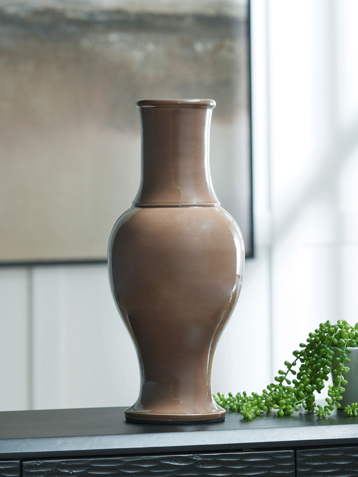 Tillmer - Vase - Brown by Ashley – view 4