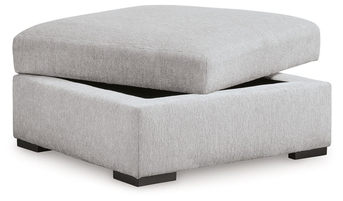 Gabyleigh - Ottoman With Storage - Nickel – view 4