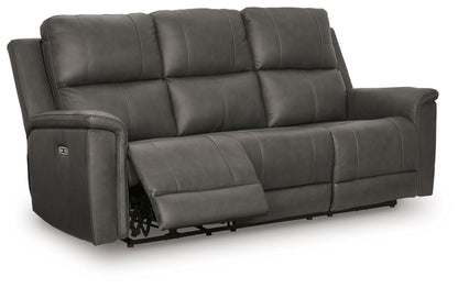 Bleckley - Power Reclining Sofa With Adjustable Headrest by Ashley – Reclining Sofas