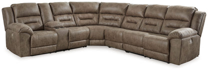 Ravenel - 4 Piece Reclining Sectional by Ashley – Reclining Sectionals