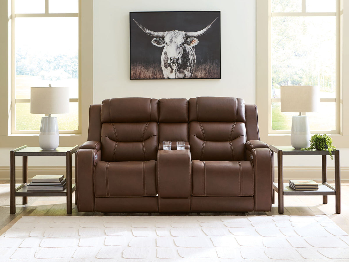 Knightington - Power Reclining Loveseat With Audio Seating by Ashley – view 7