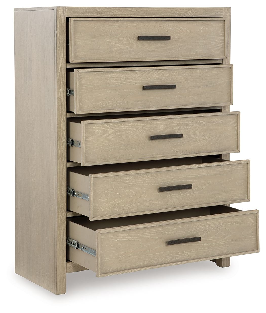 Calmoro - Five Drawer Chest - Gray by Ashley – view 4