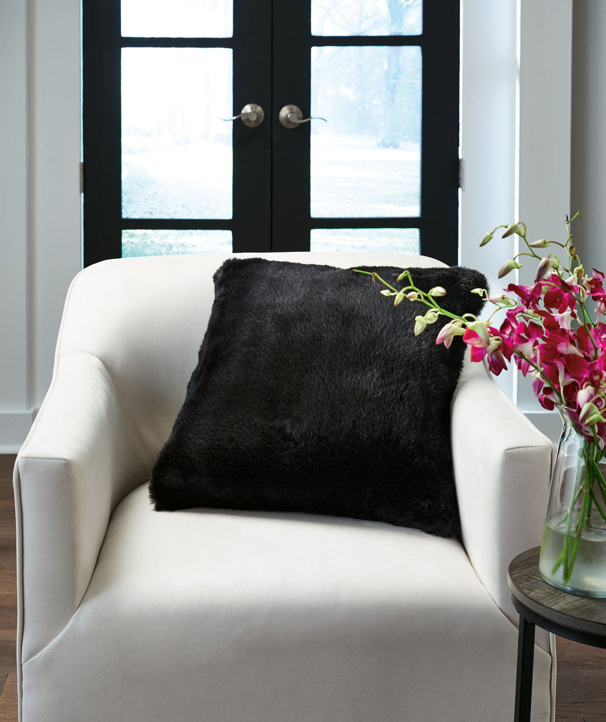 Gariland - Faux Fur Pillow by Ashley – view 16