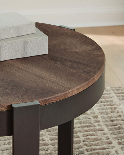 Horizon Hills - Occasional Table Set (Set of 3) - Brown / Black by Ashley – view 4