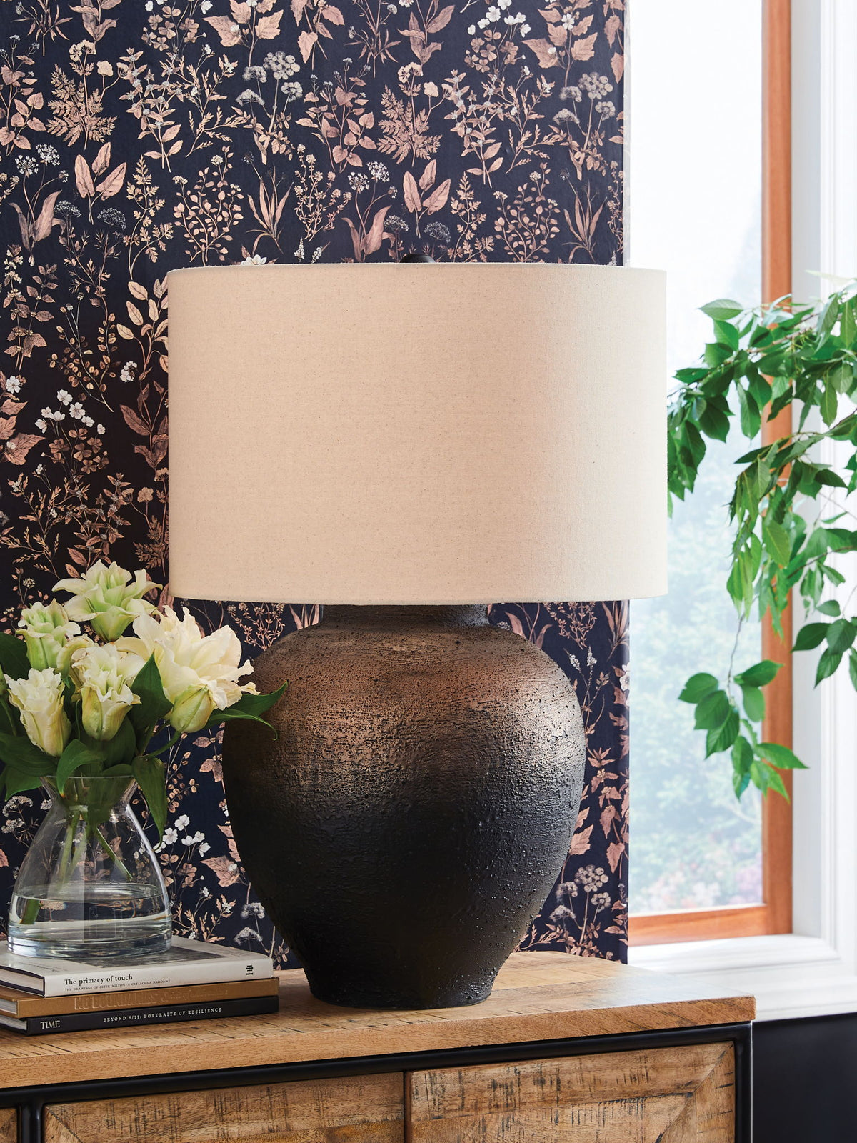 Newgerhard - Metal Table Lamp - Brown / Black by Ashley – view 4