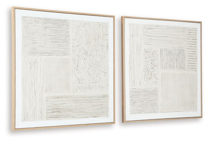 Andorfield - Wall Art Set (Set of 2) - Beige / Black / White by Ashley – view 4