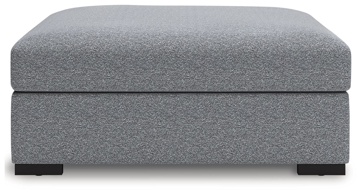 Bealton - Oversized Accent Ottoman - Salt And Pepper – view 4