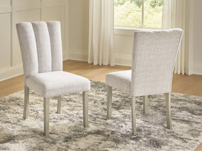 Larawyn - Dining Upholstered Side Chair (Set of 2) - Bisque by Ashley – view 4
