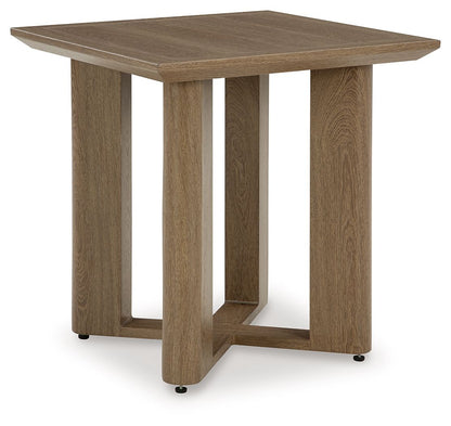 Serene Bay - Square End Table - Dark Brown by Ashley – End Tables