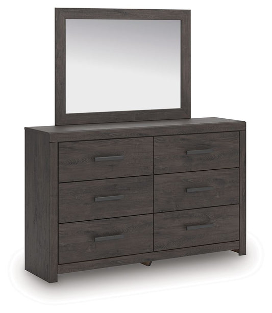 Prendonea - Dresser and Mirror - Charcoal by Ashley – Dresser & Mirror