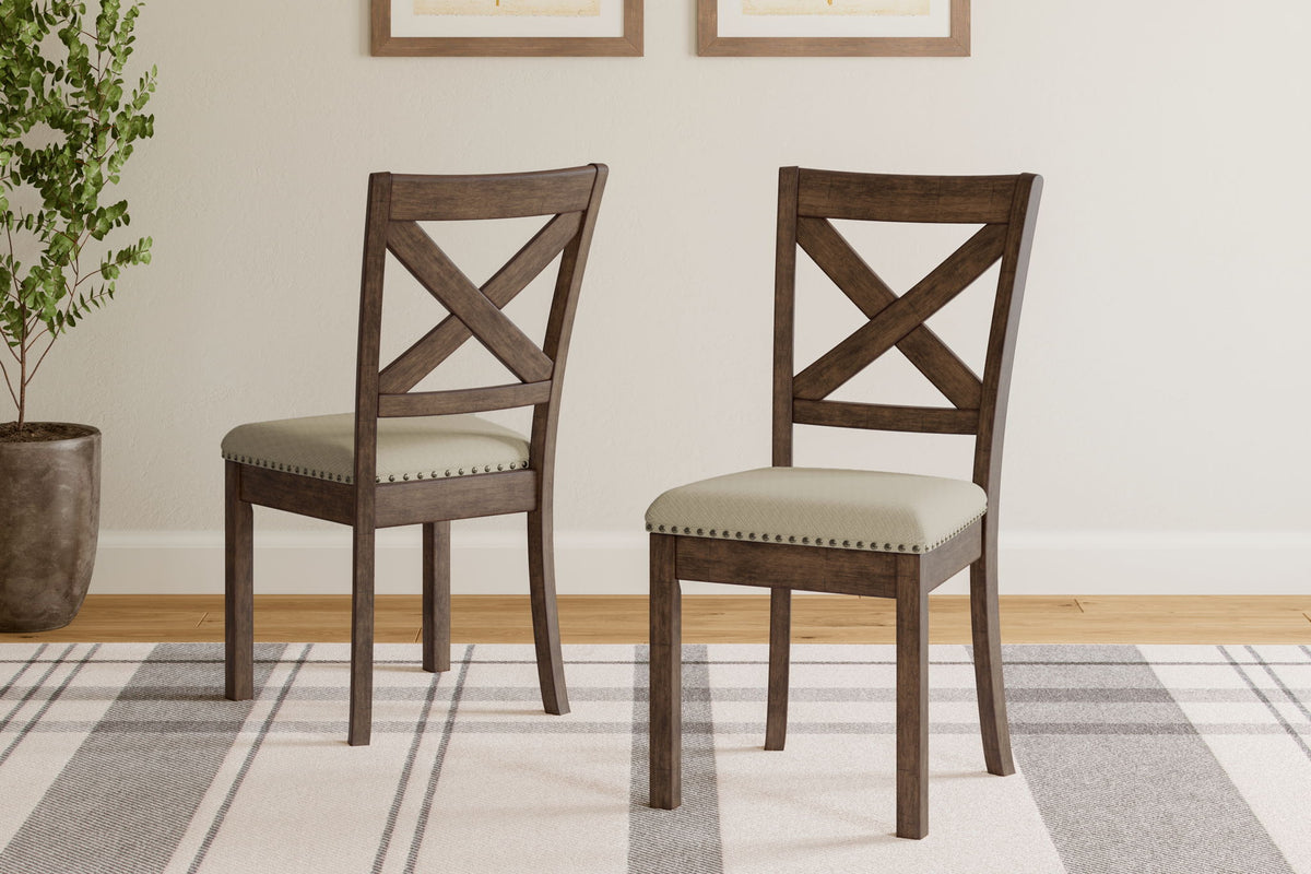 Moriville - Dining UPH Side Chair (Set of 2) - Beige by Ashley – view 4