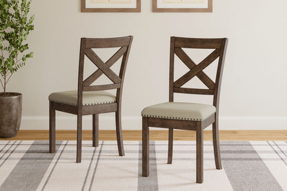 Moriville - Dining UPH Side Chair (Set of 2) - Beige by Ashley – view 4