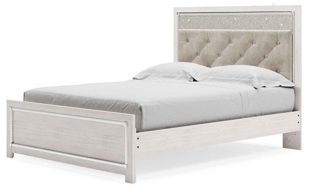 Altyra - Queen Panel Bed With Roll Slats - White by Ashley – view 4