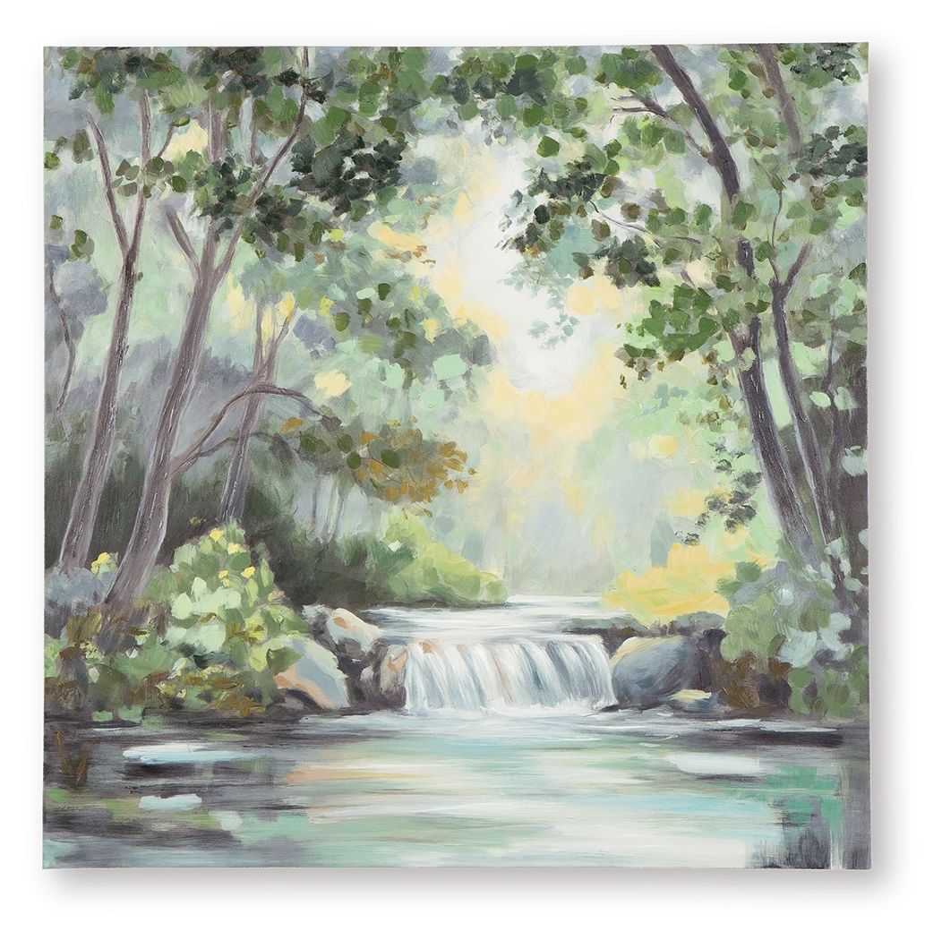 Evermaddick - Wall Art - Green / Gray / White by Ashley – Canvas Art