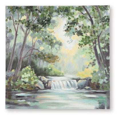 Evermaddick - Wall Art - Green / Gray / White by Ashley – Canvas Art