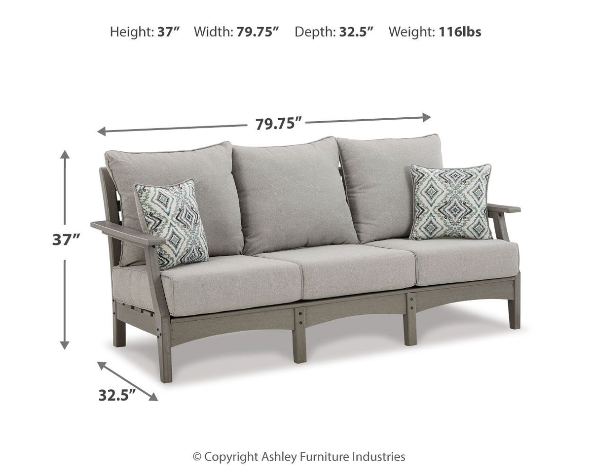 Visola - Sofa with Cushion - Gray by Ashley – view 4