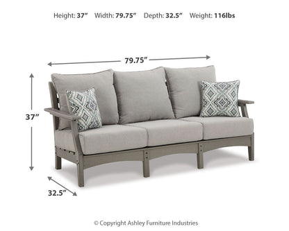 Visola - Sofa with Cushion - Gray by Ashley – view 4