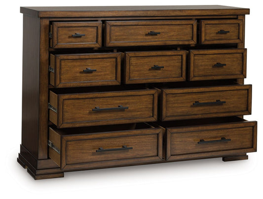 Taffenbrook - Dresser - Medium Brown – Dressers