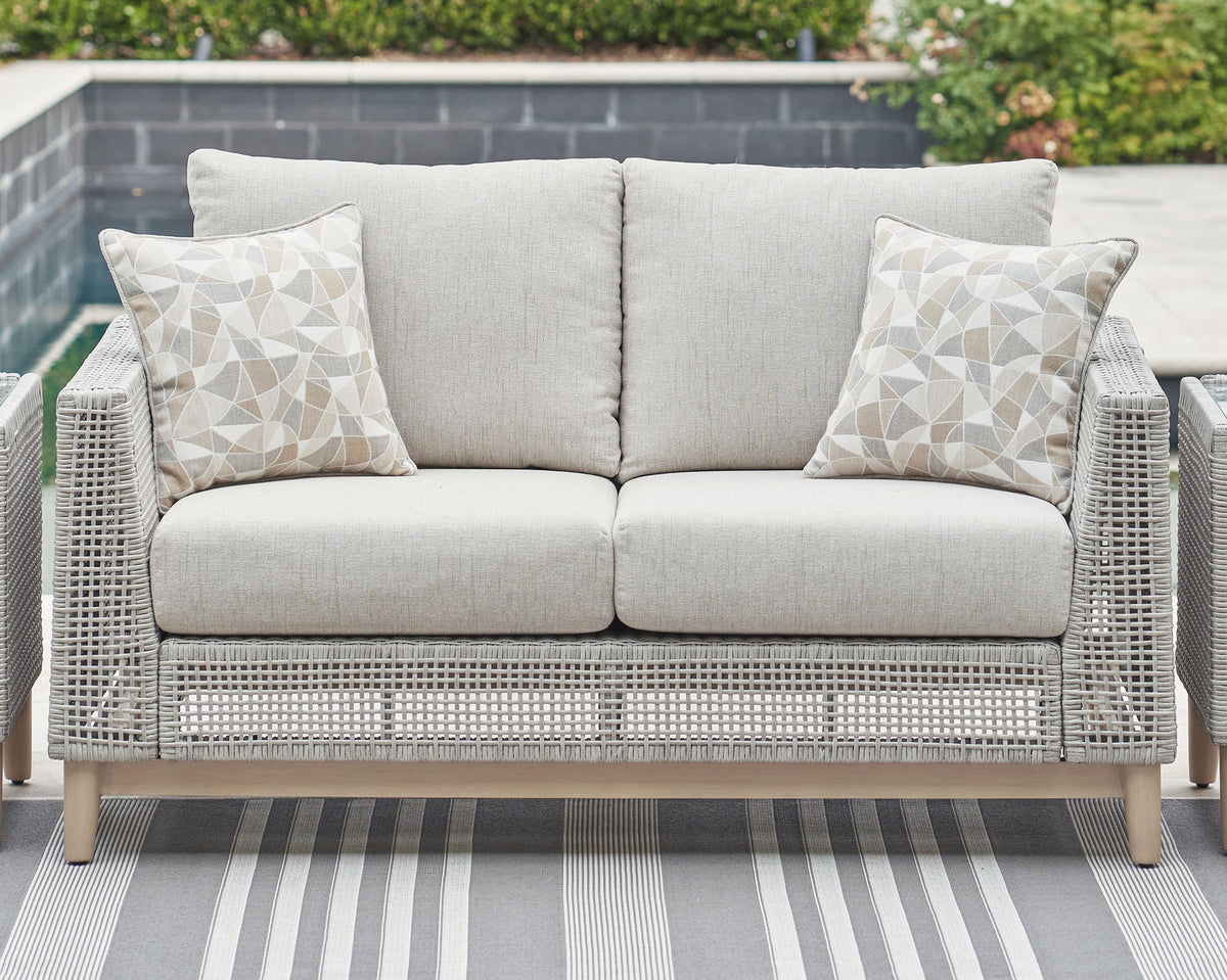 Seton Creek - Loveseat With Cushion - Gray by Ashley – view 4