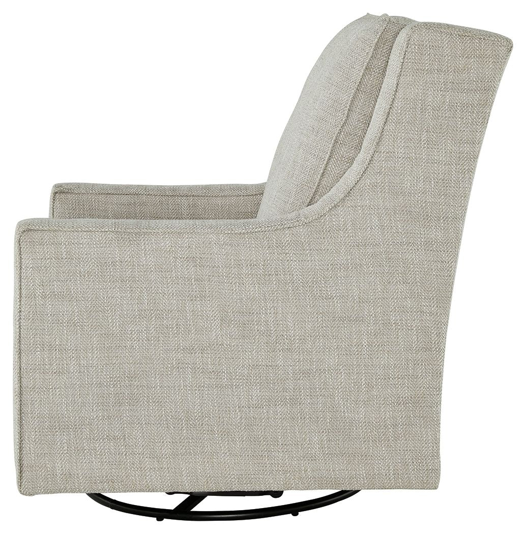Kambria - Swivel Glider Accent Chair - Fog by Ashley – view 4