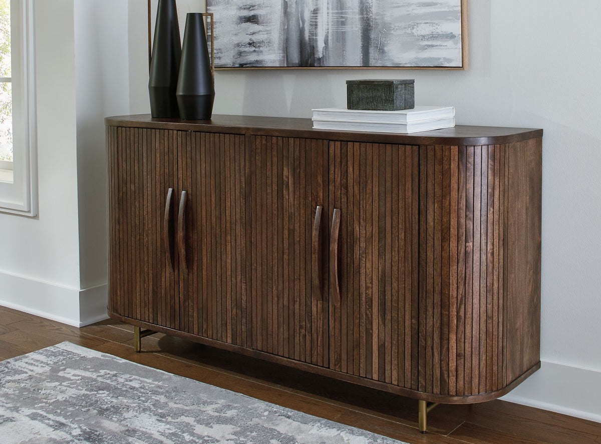 Amickly - Accent Cabinet - Dark Brown by Ashley – view 4