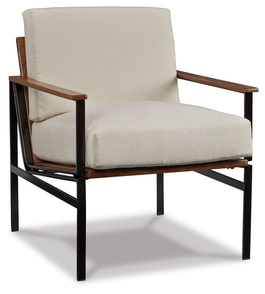 Tilden - Accent Chair - Ivory / Brown by Ashley – Accent Chairs