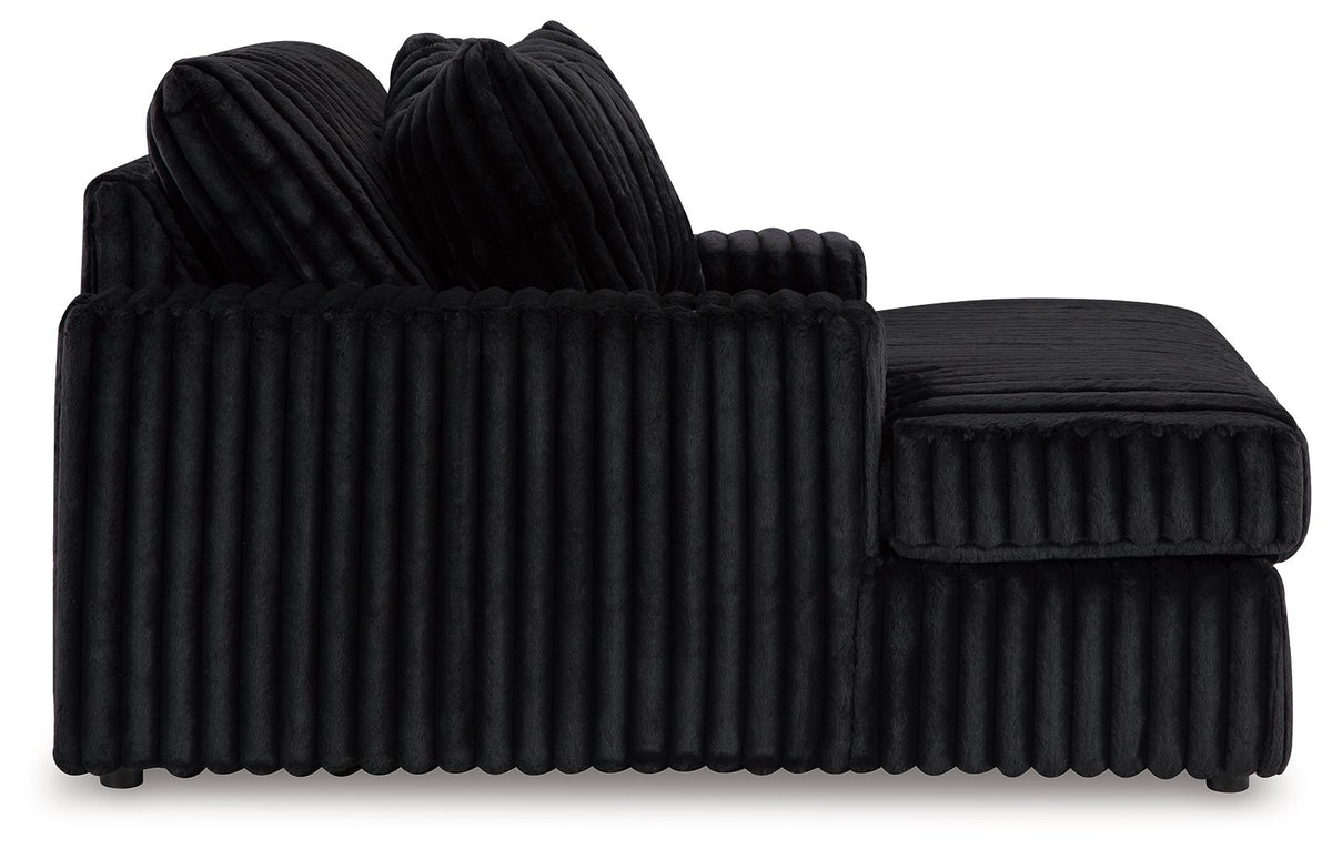 Midnight-Madness - Oversized Chaise by Ashley – view 12