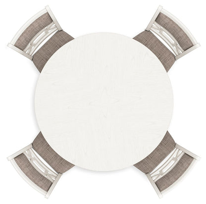Erinberg - Dining Room Counter Table Set (Set of 5) - Antique White by Ashley – view 4