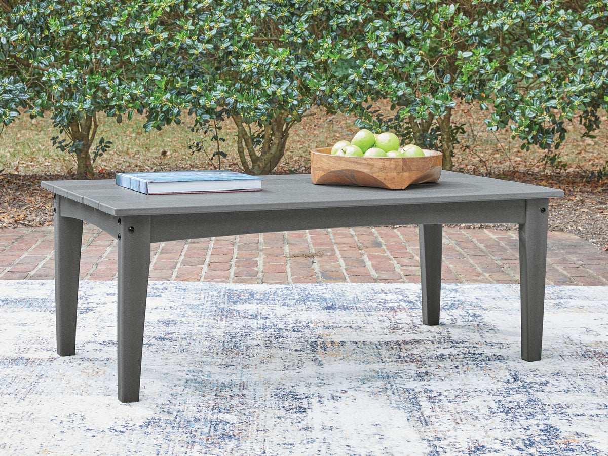 Cove Beach - Rectangular Cocktail Table - Gray by Ashley – view 4