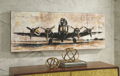 Kalene - Wall Art - Brown / Black by Ashley – view 2