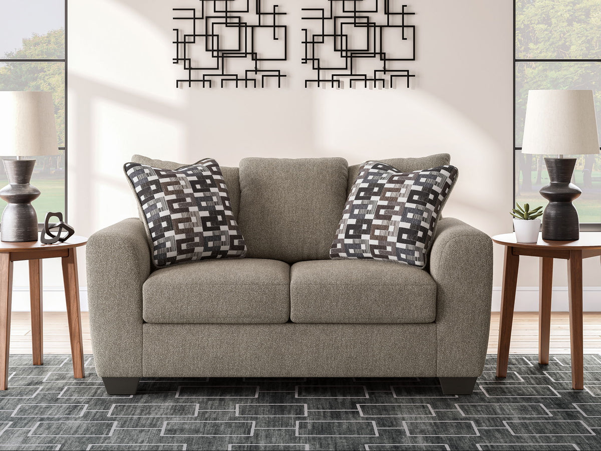 Triston-Peaks - Loveseat - Suede – view 4